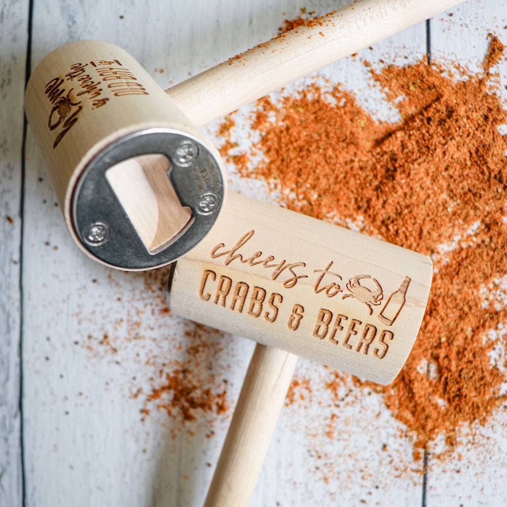 Crabs & Beers - Bottle Opener Mallet