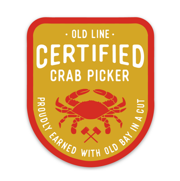 Certified Crab Picker - Sticker