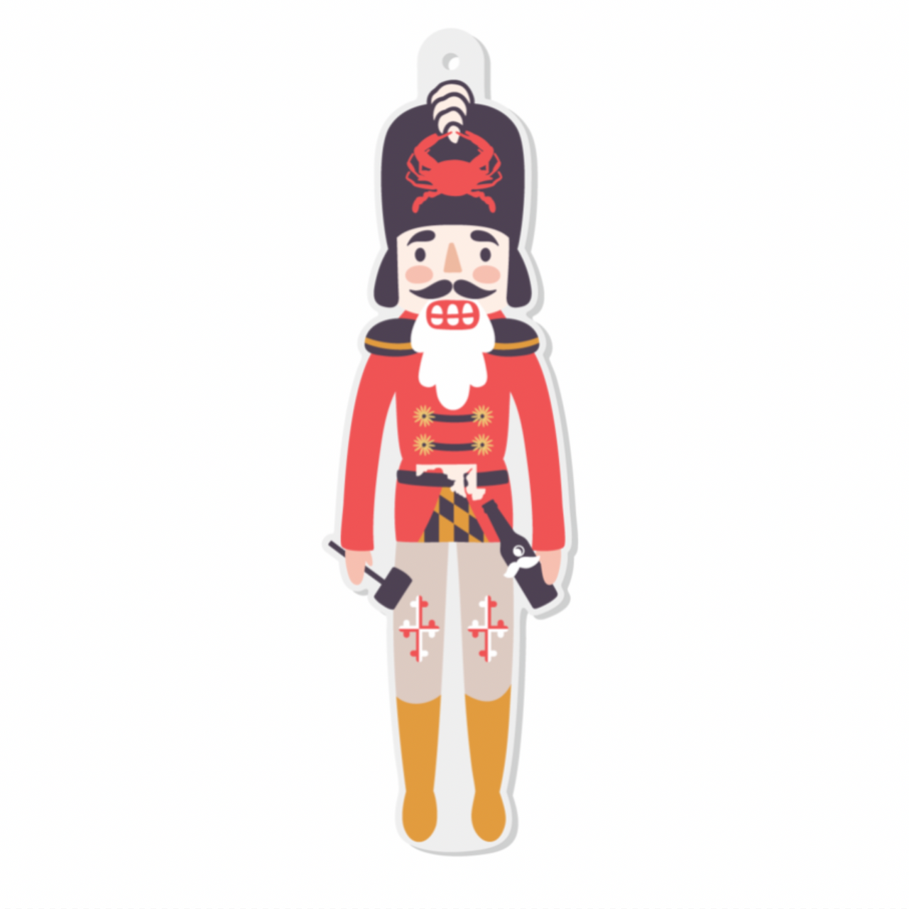 Maryland Nutcracker - Ornament