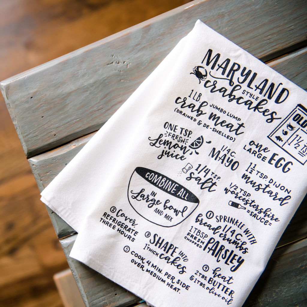 Crabcake Recipe - Kitchen Towel