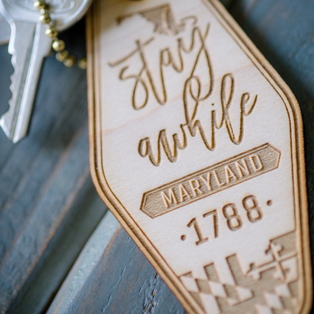 Stay Awhile Keychain