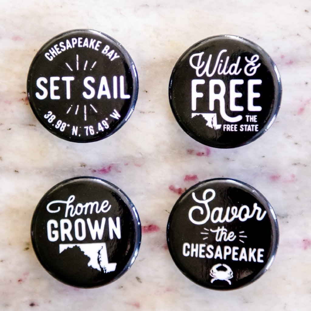 Maryland Button Badges