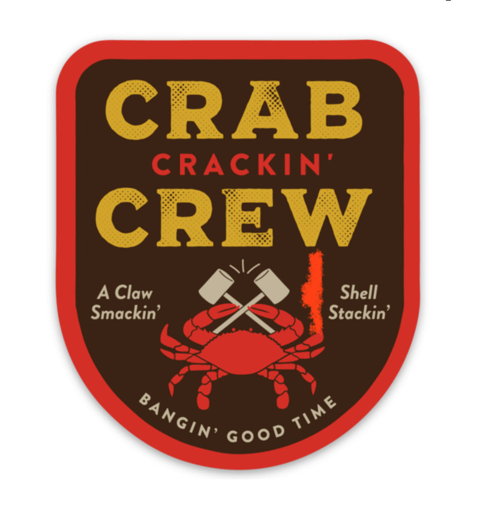 Crab Crackin’ Crew - Sticker