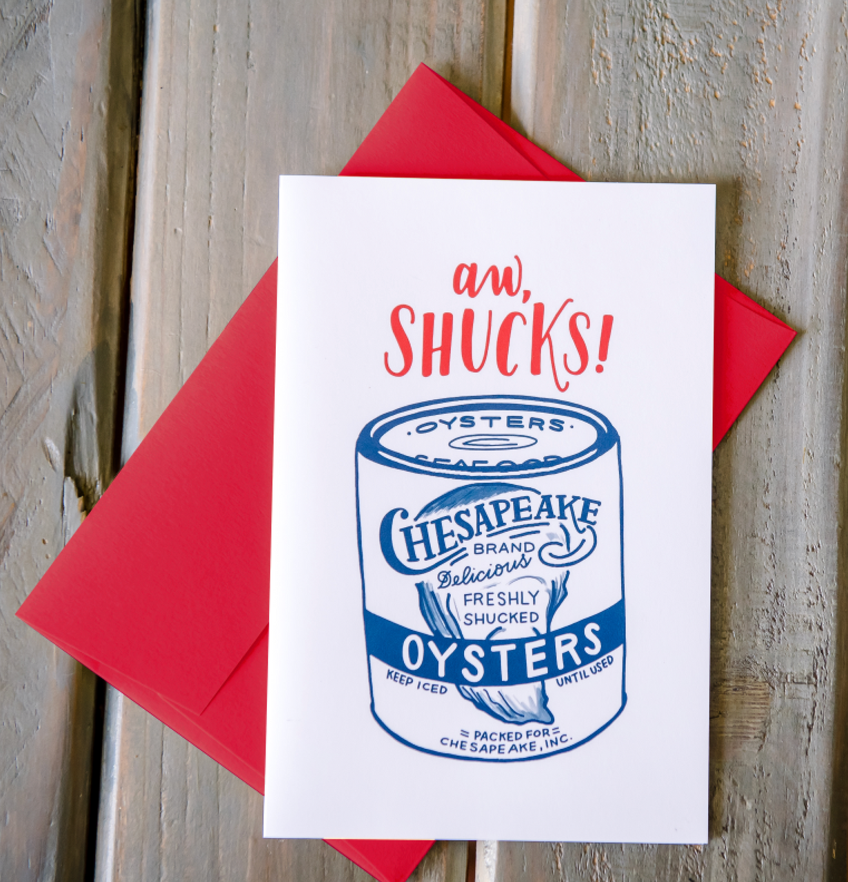 Aw, Shucks! Greeting Card