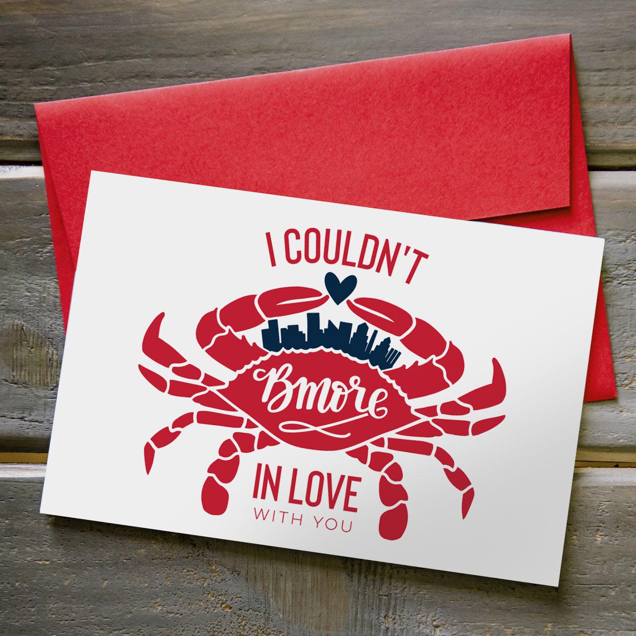 Bmore in Love - Greeting Card