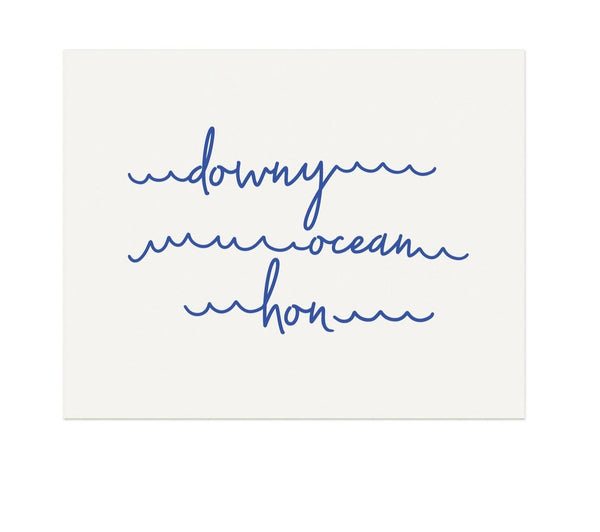 Downy Ocean - Print