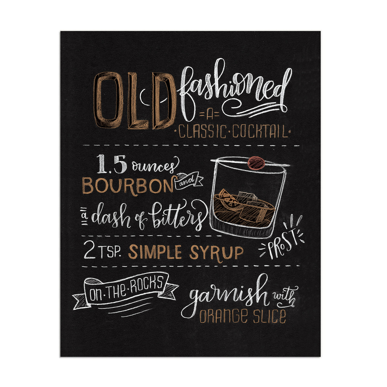 Old Fashioned - 8"x10"