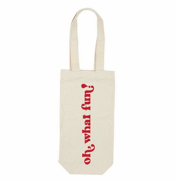 Oh What Fun - Wine Tote