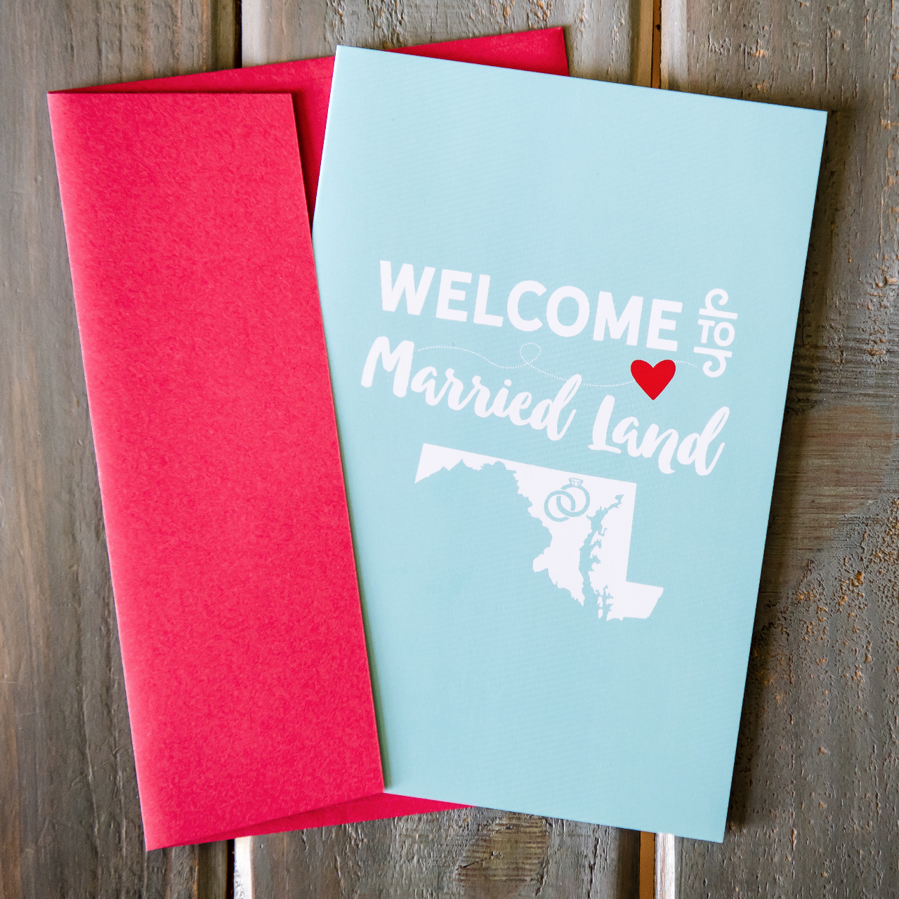 Married Land - Greeting Card