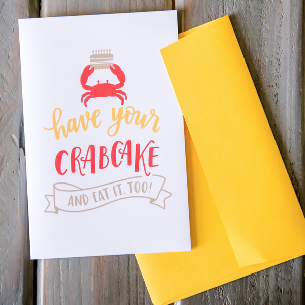 Crabcake - Birthday Card