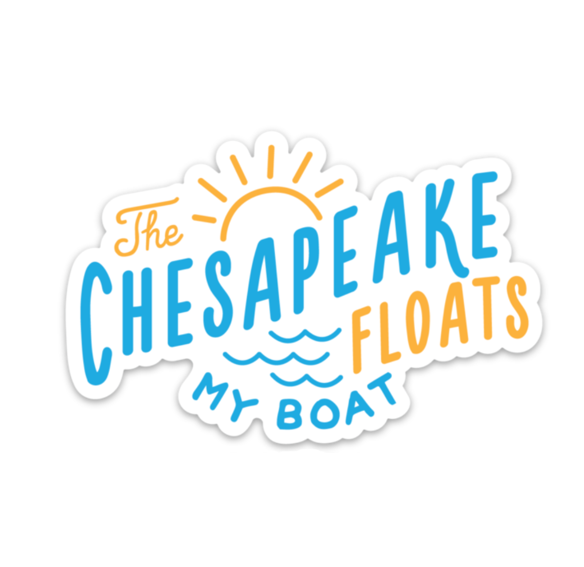 Floats My Boat Sticker
