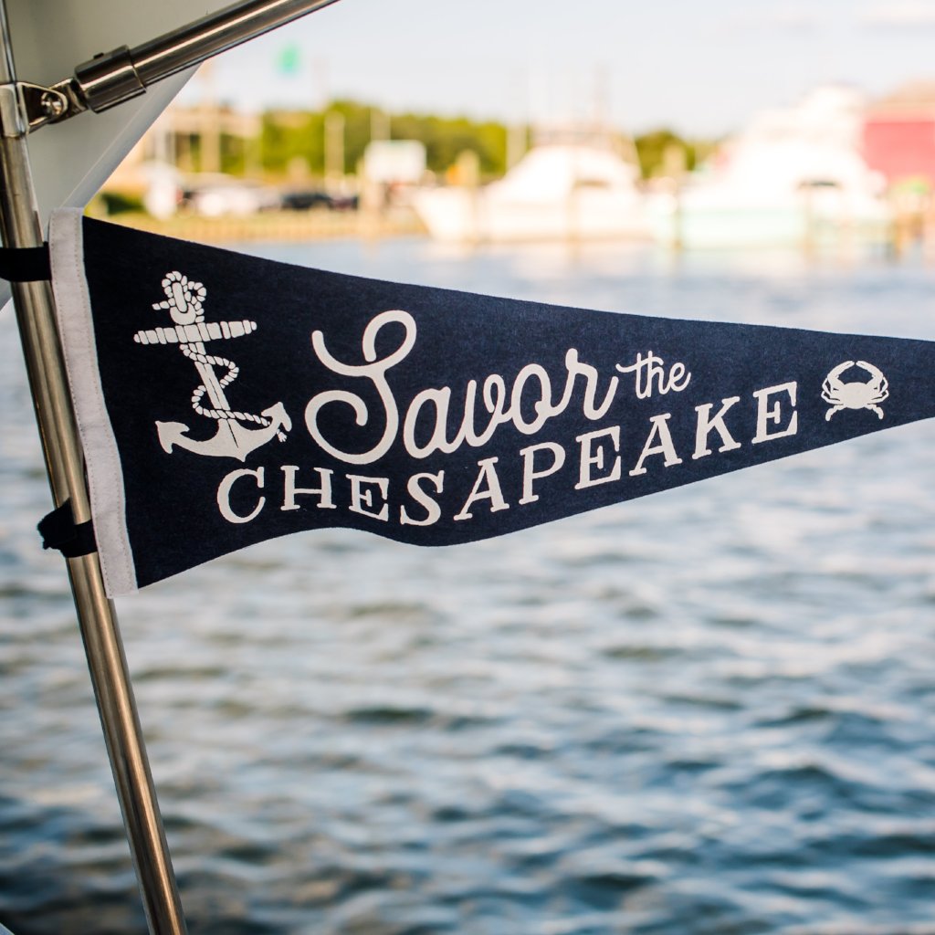 Savor the Chesapeake Pennant